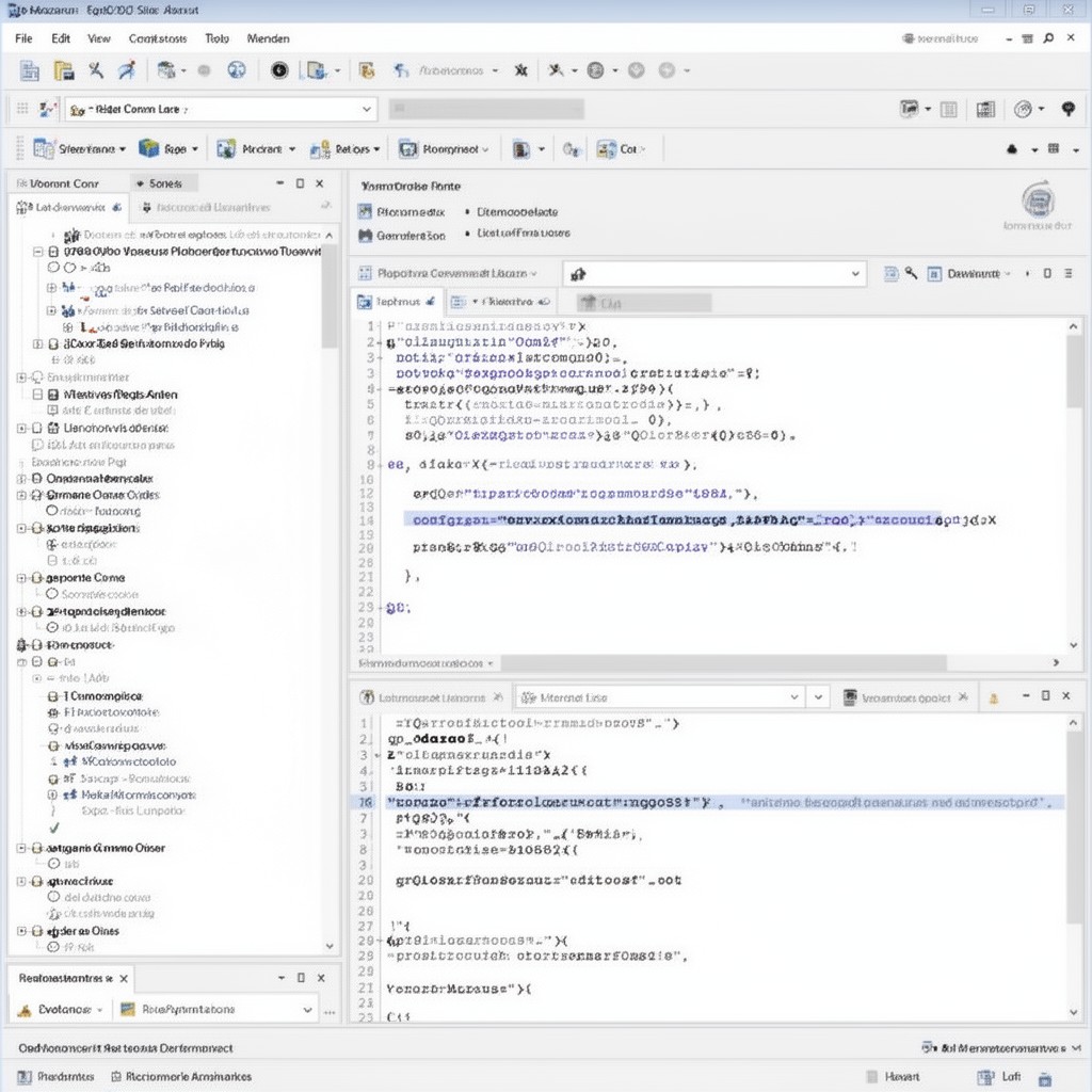 AI-generated illustration of Lazarus IDE