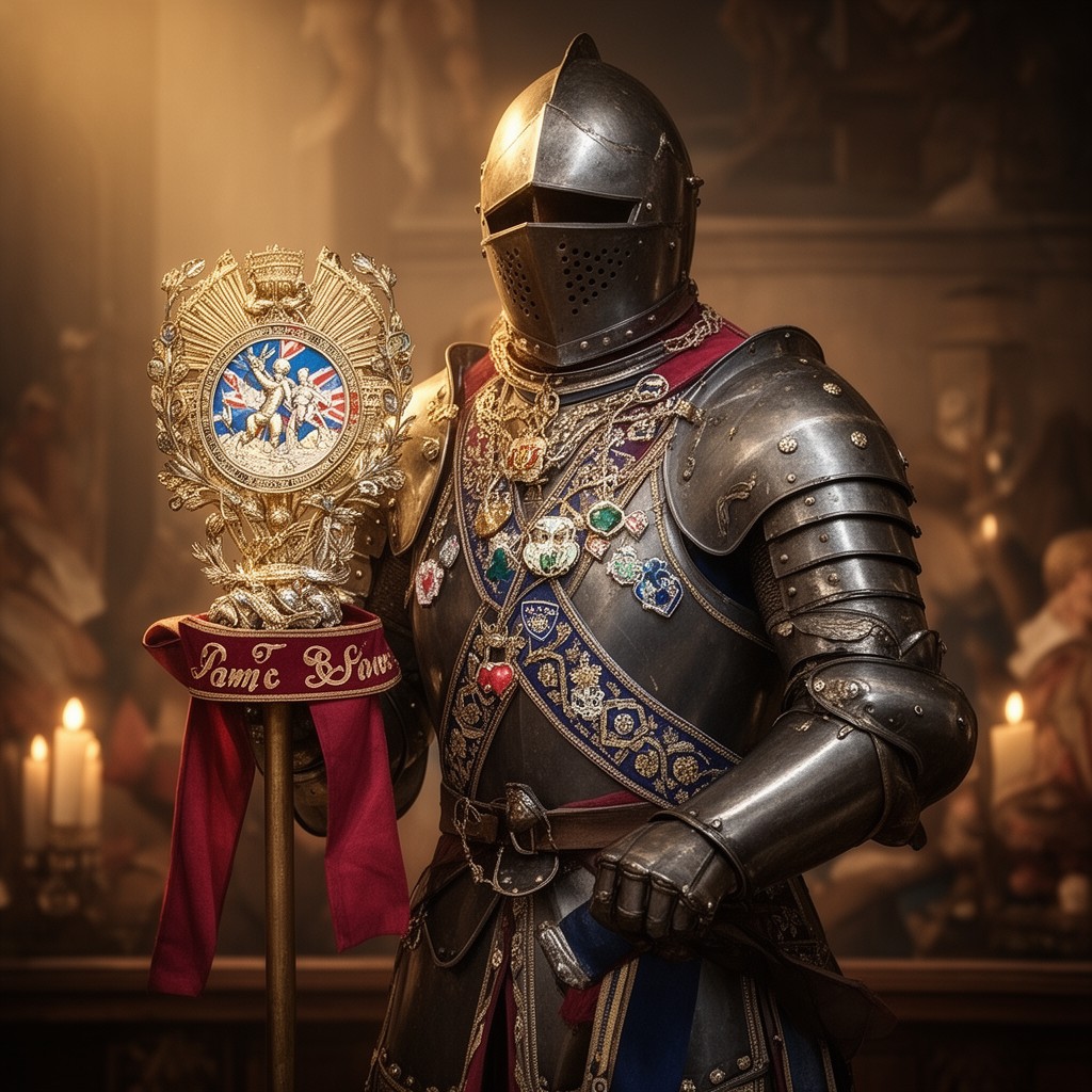 AI-generated illustration of Knight Commander