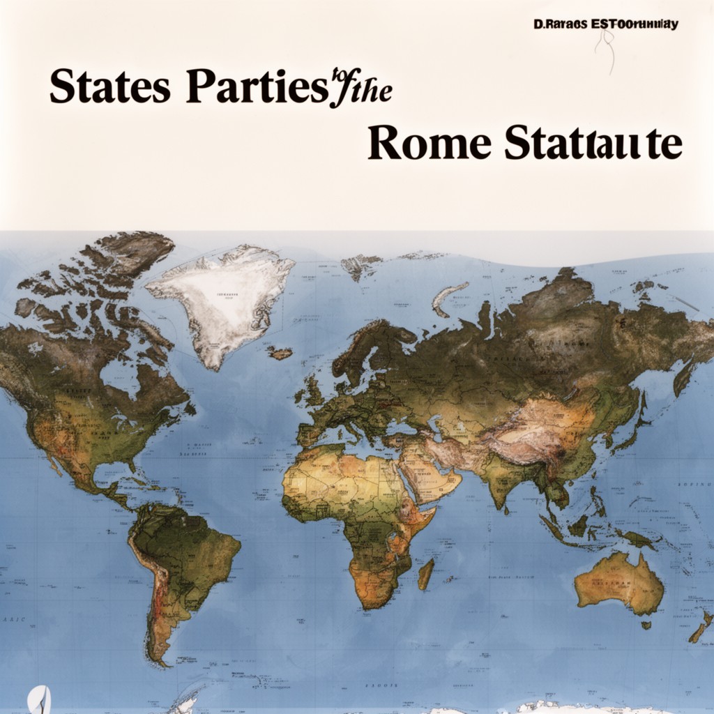 AI-generated illustration of States Parties to the Rome Statute