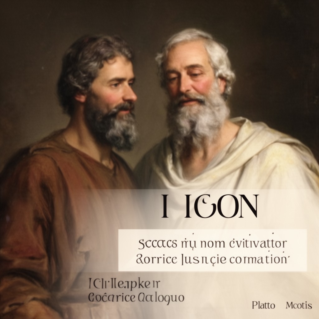 AI-generated illustration of Κρίτων