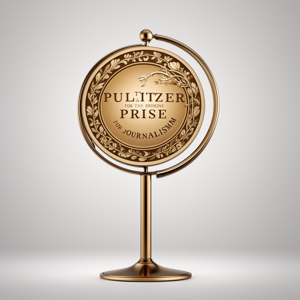 AI-generated illustration of Pulitzer Prize for Journalism