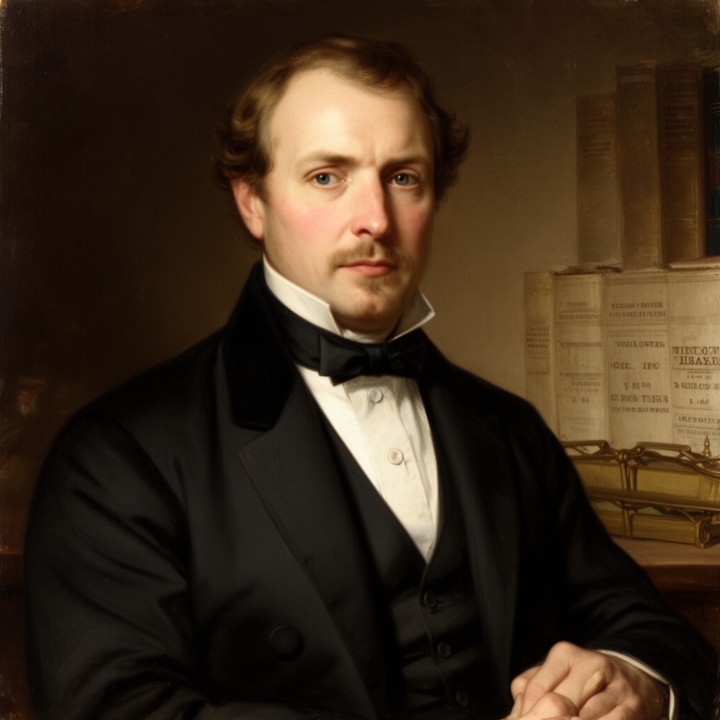 AI-generated illustration of Thomas Tooke