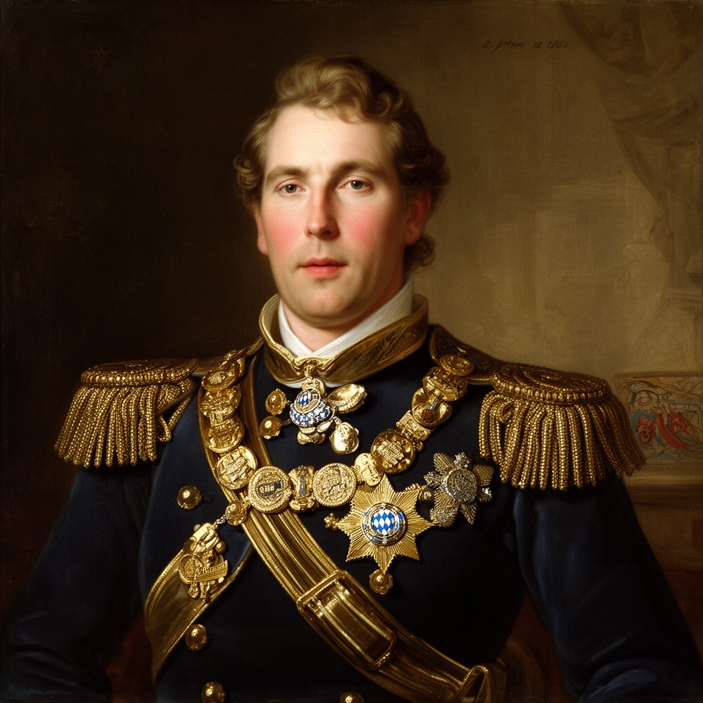 AI-generated illustration of Charles VII, Holy Roman Emperor
