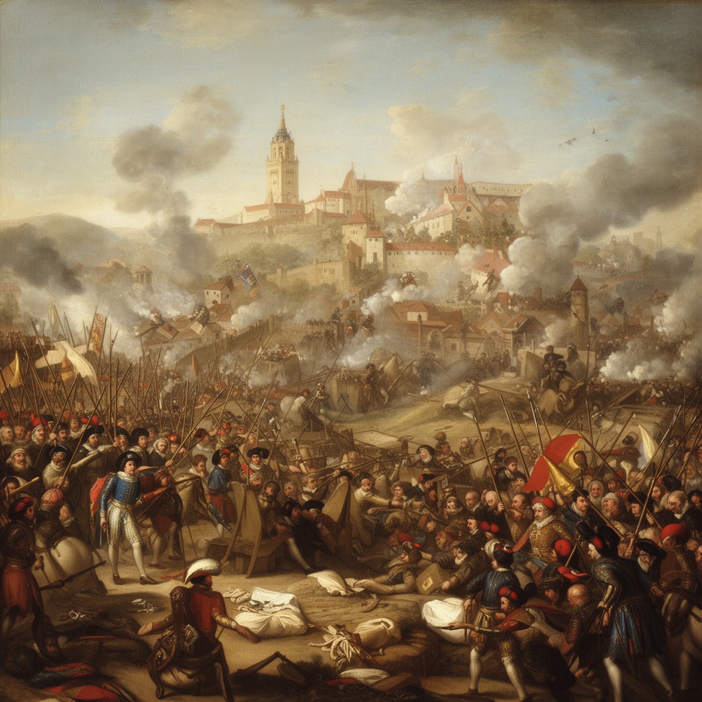 AI-generated illustration of Battle of Vienna