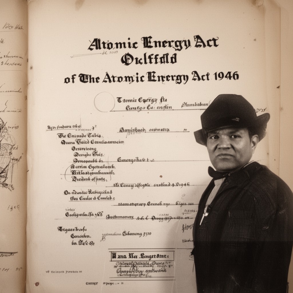 AI-generated illustration of Atomic Energy Act of 1946