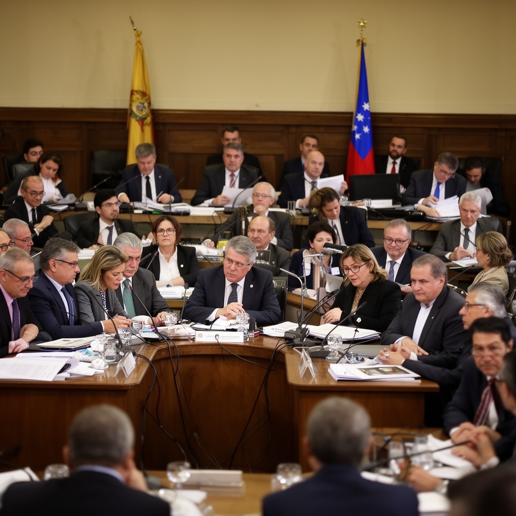 AI-generated illustration of Council of Ministers of Chile