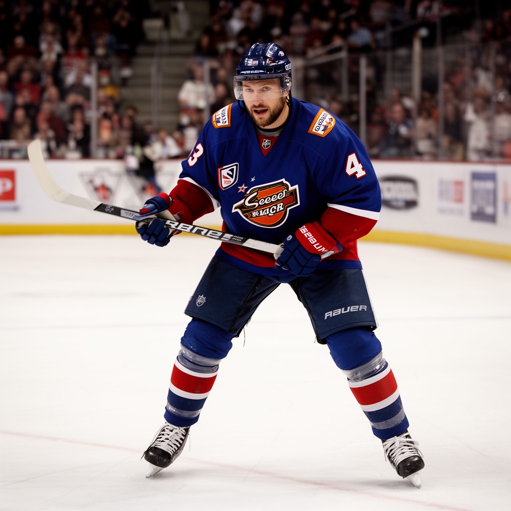AI-generated illustration of Jaromír Jágr