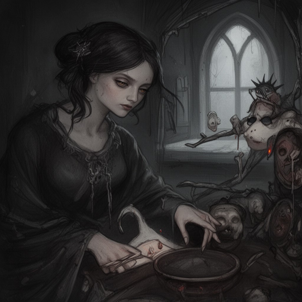 AI-generated illustration of Lenore