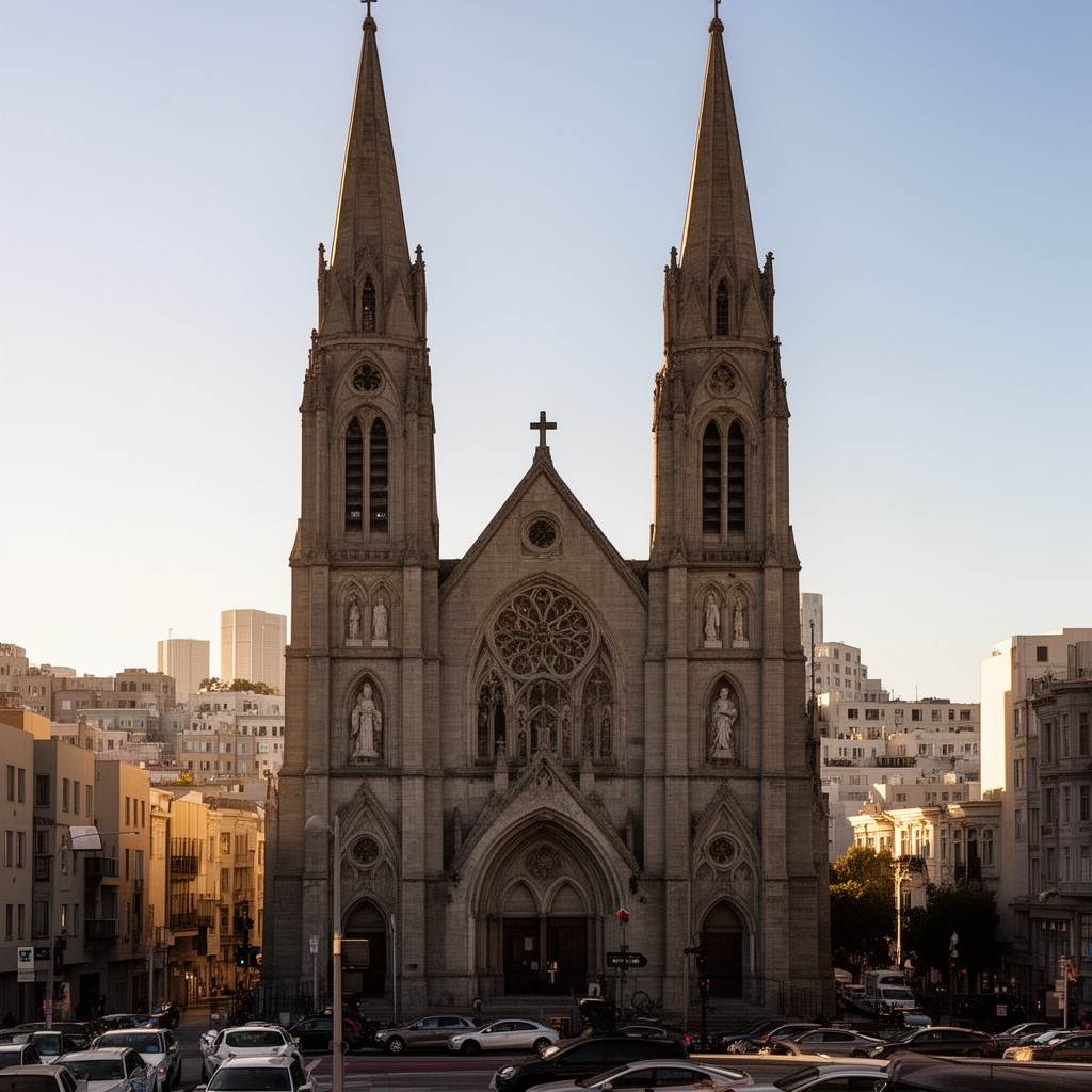 AI-generated illustration of Saints Peter and Paul Church