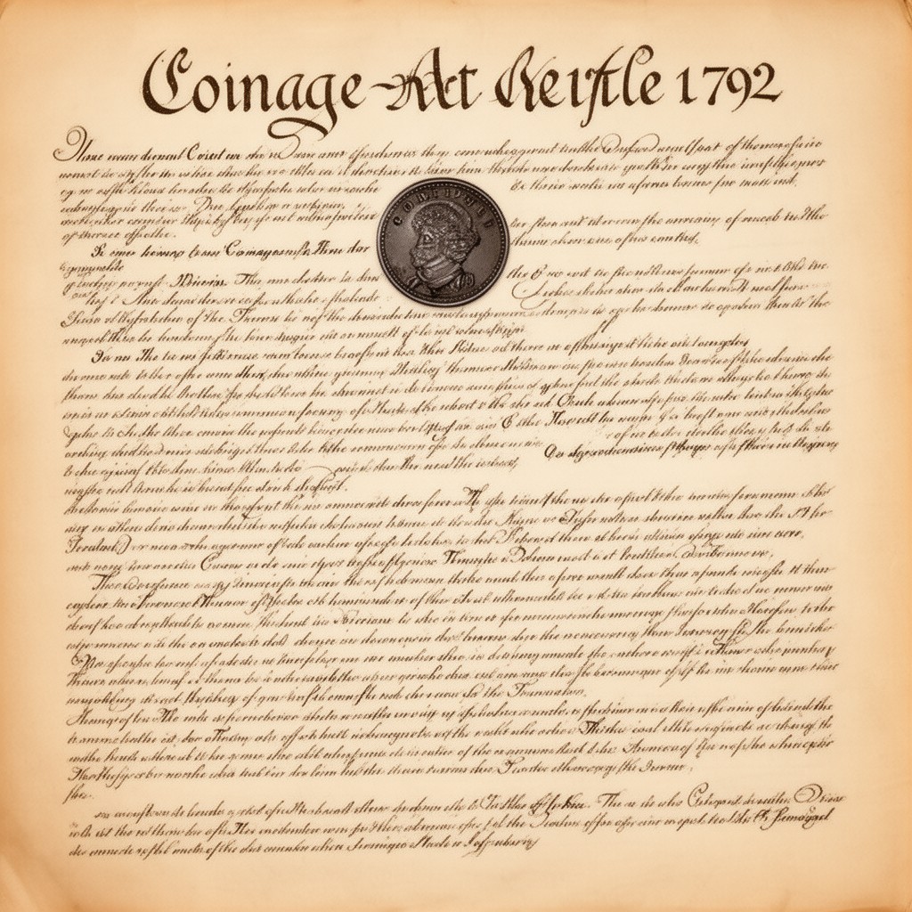 AI-generated illustration of Coinage Act of 1792