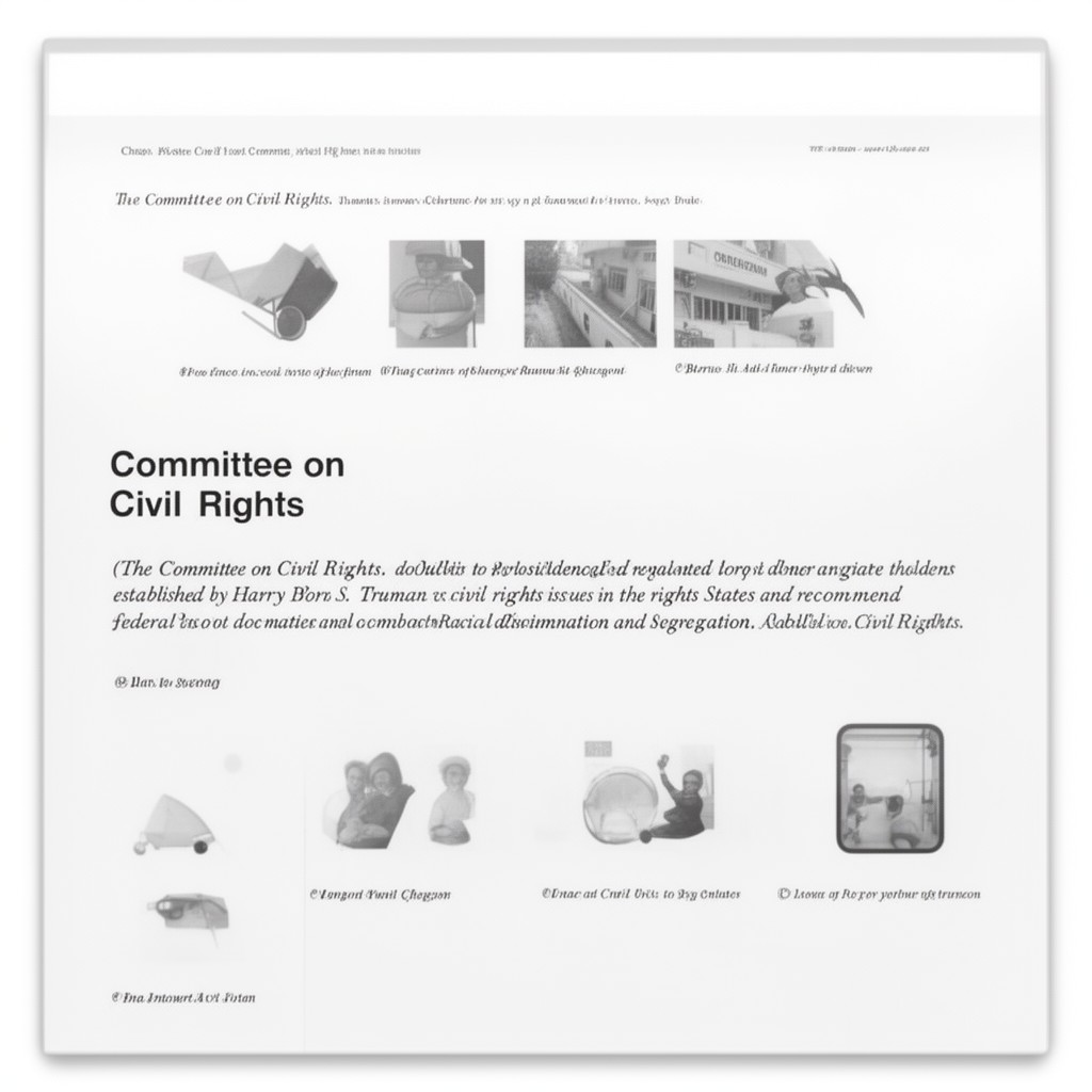 AI-generated illustration of Committee on Civil Rights