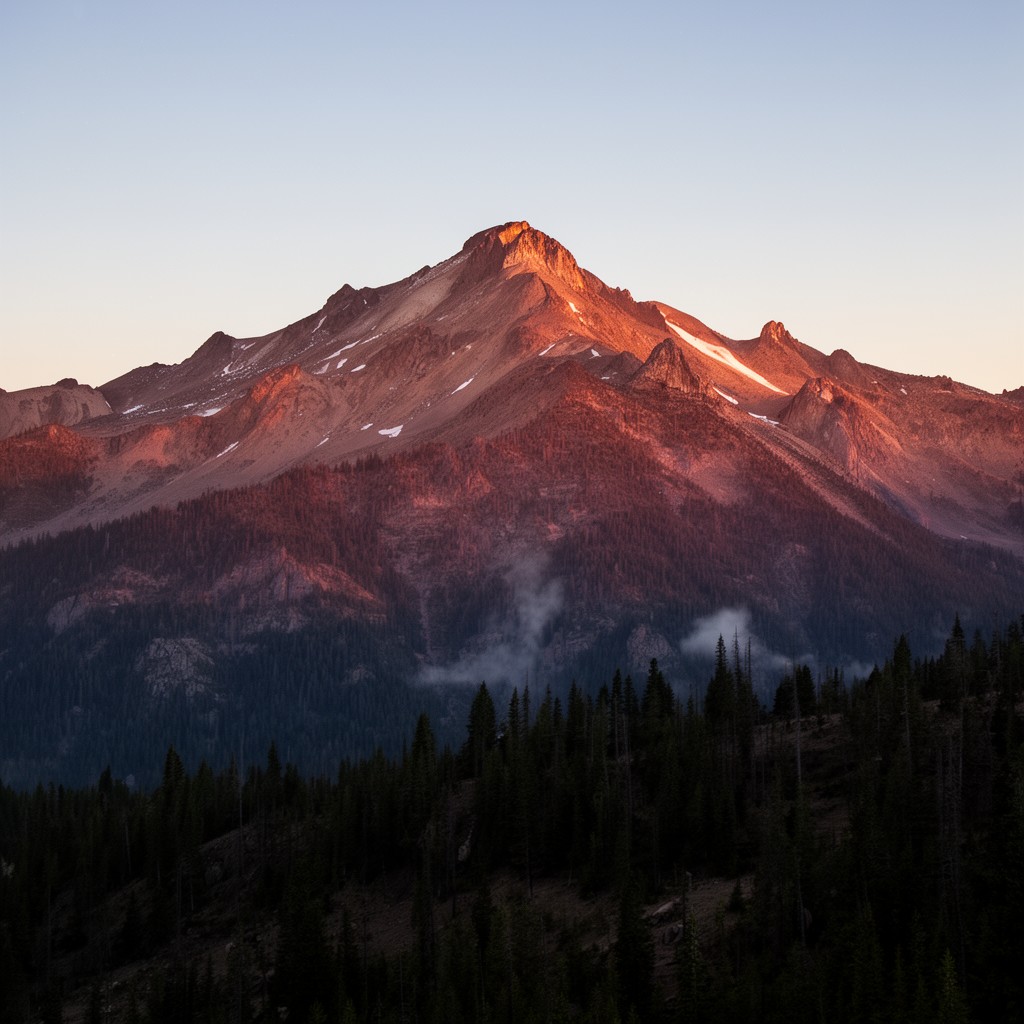 AI-generated illustration of Humphreys Peak