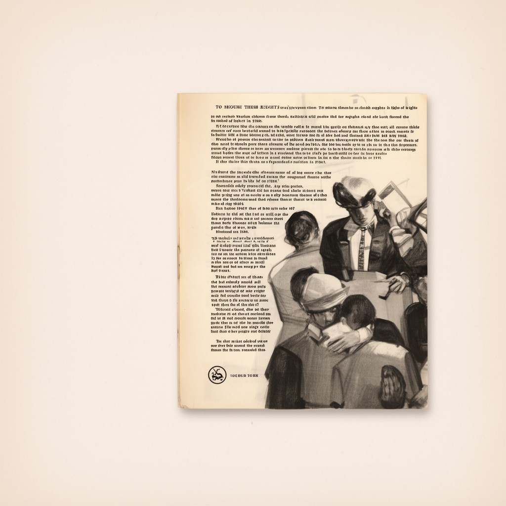 AI-generated illustration of report "To Secure These Rights"