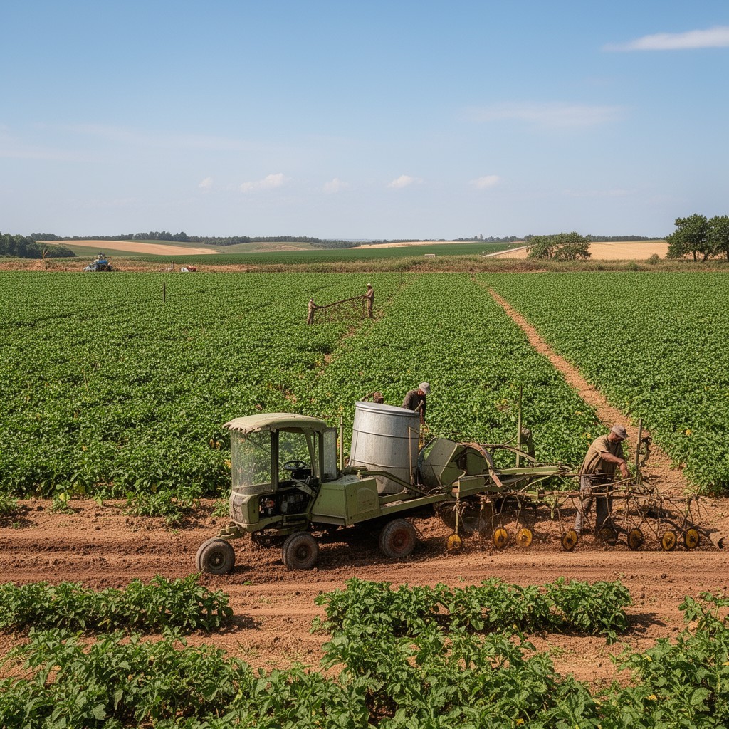AI-generated illustration of Brannan Plan for agricultural reform