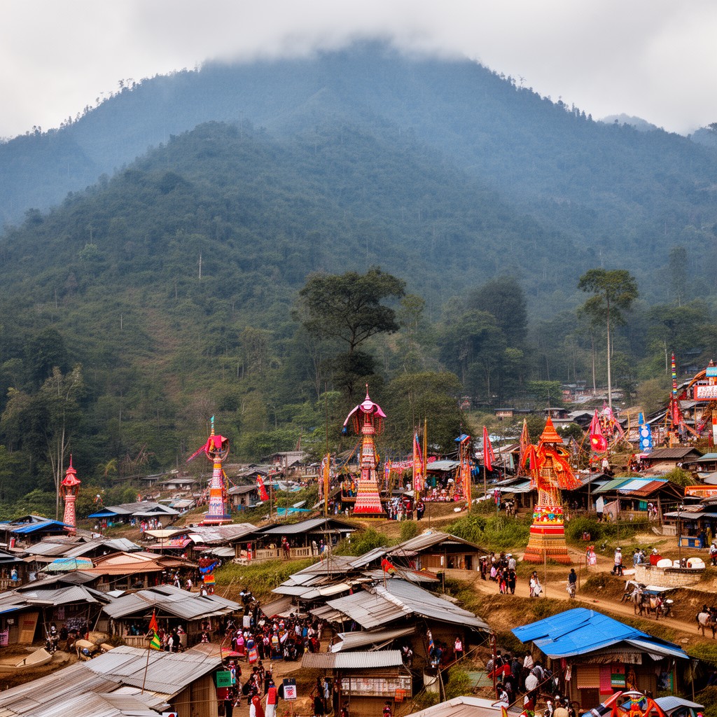 AI-generated illustration of Nagaland