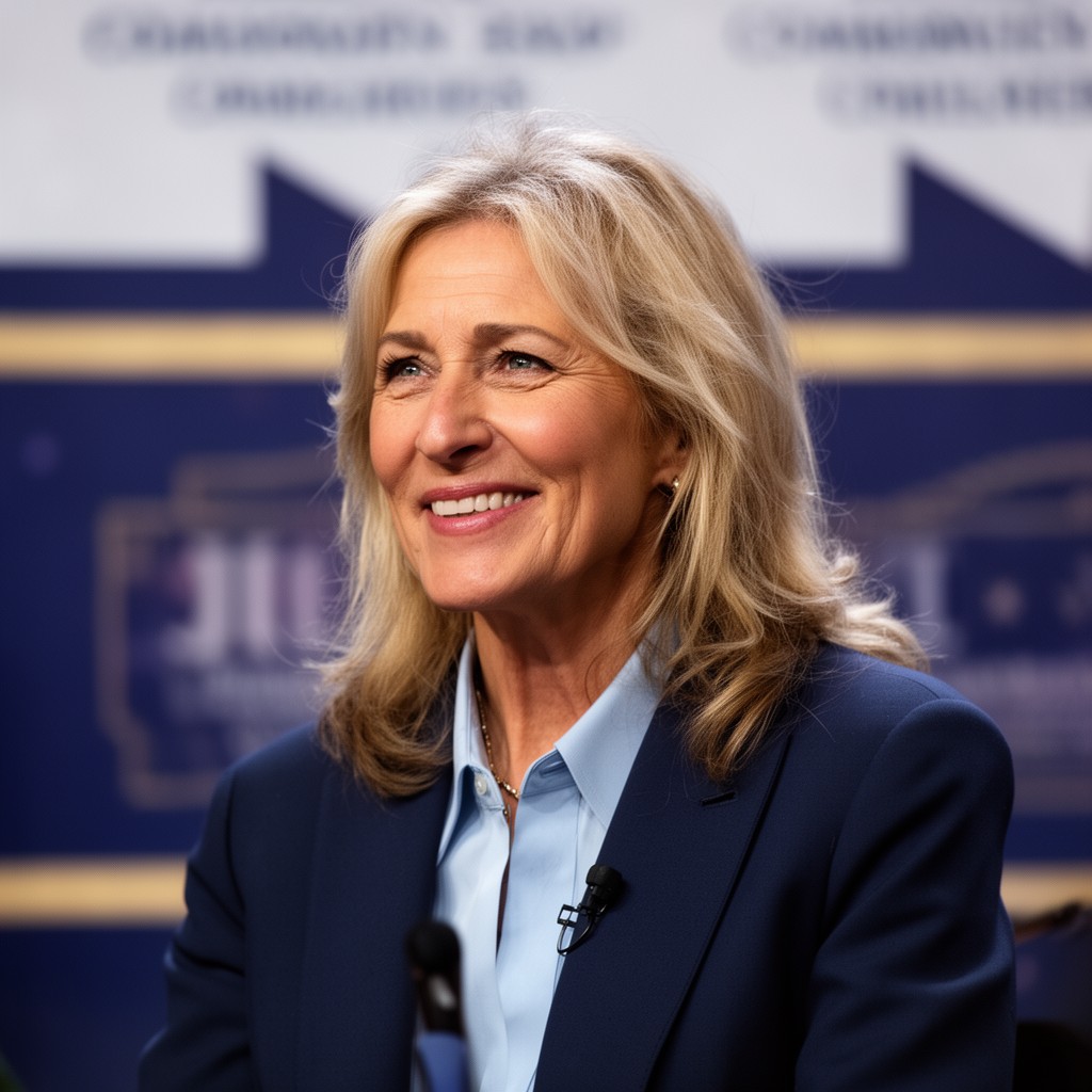 AI-generated illustration of Jill Biden