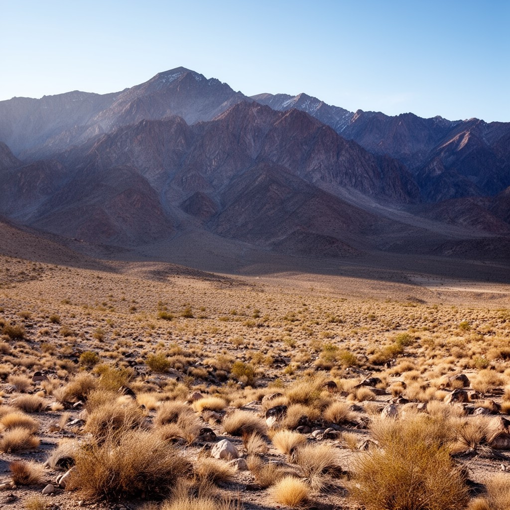 AI-generated illustration of Panamint Range