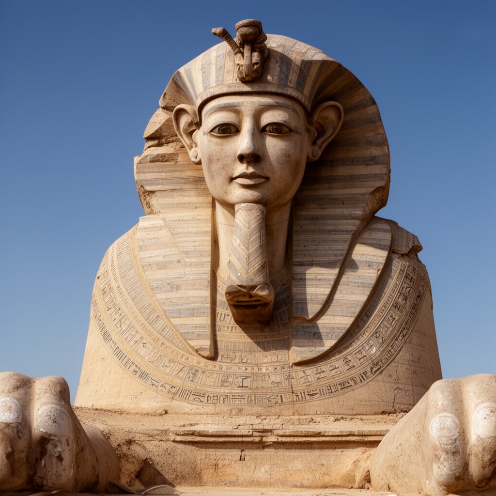 AI-generated illustration of Pharaoh Sneferu