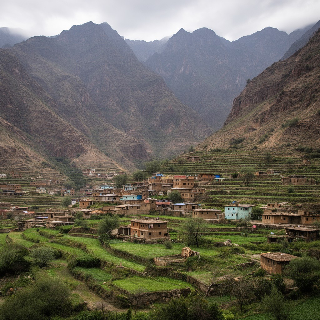 AI-generated illustration of Asir region