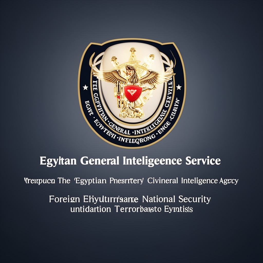 AI-generated illustration of Egyptian General Intelligence Service