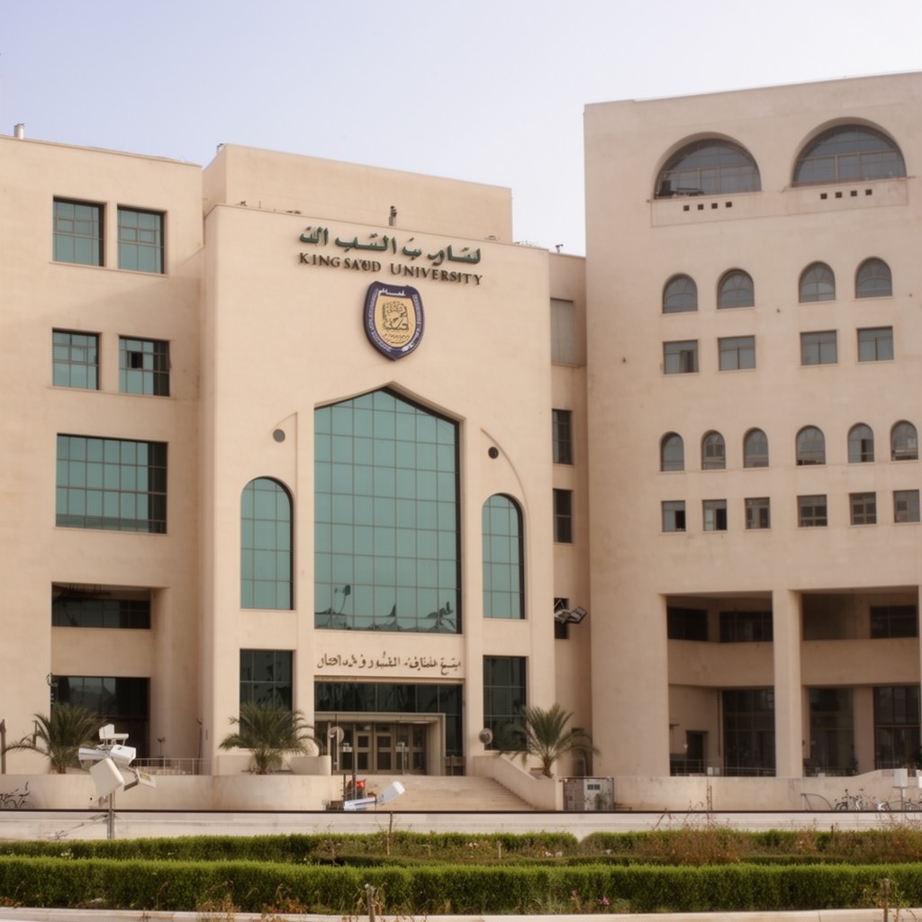 AI-generated illustration of King Saud University