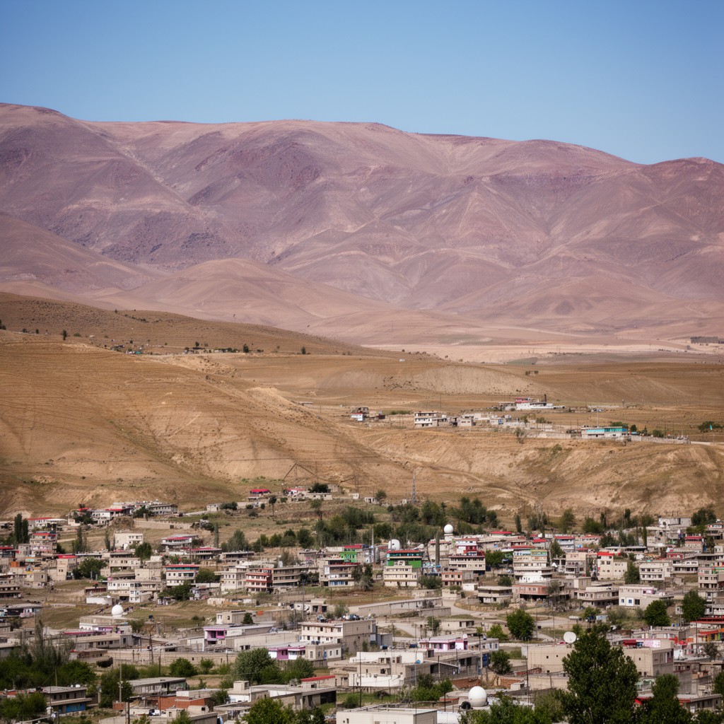 AI-generated illustration of northern Iraq