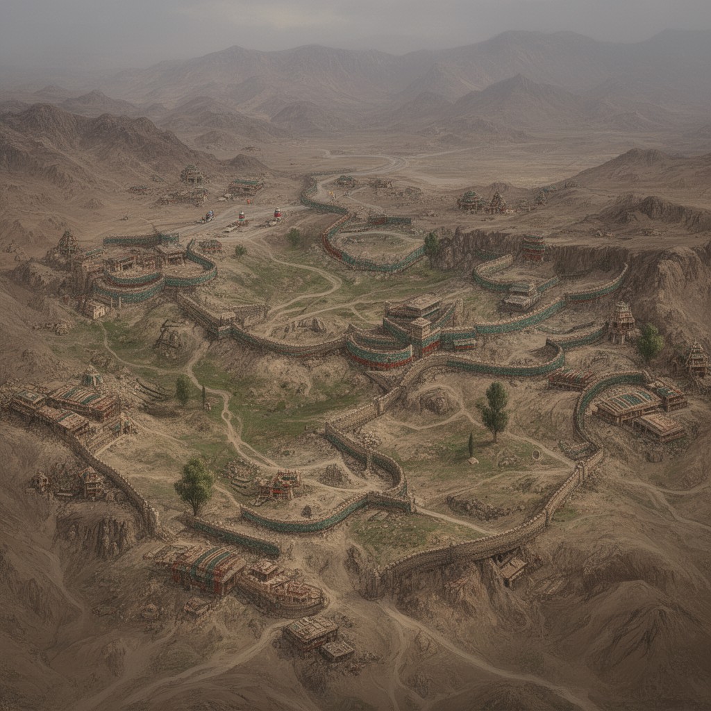 AI-generated illustration of western Iran