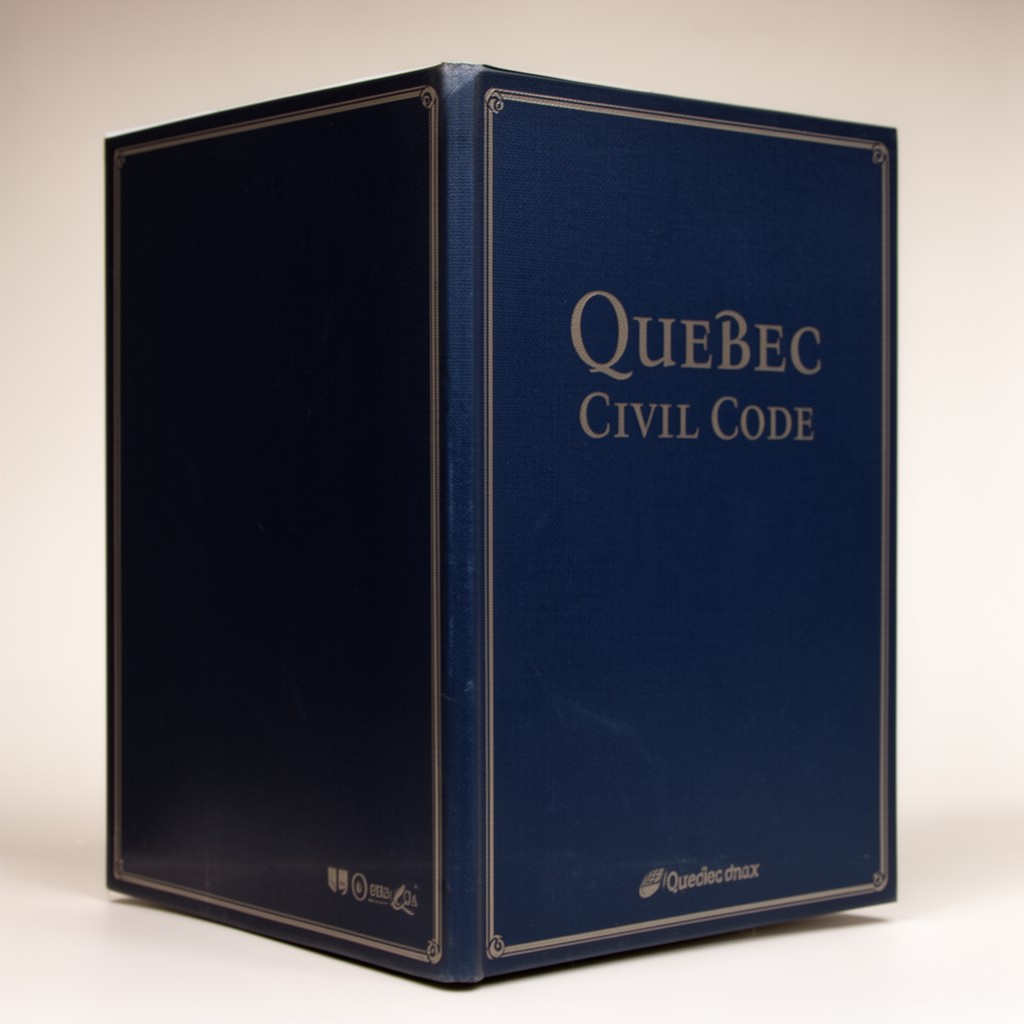 AI-generated illustration of Quebec Civil Code