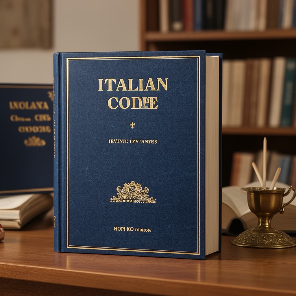AI-generated illustration of Italian Civil Code
