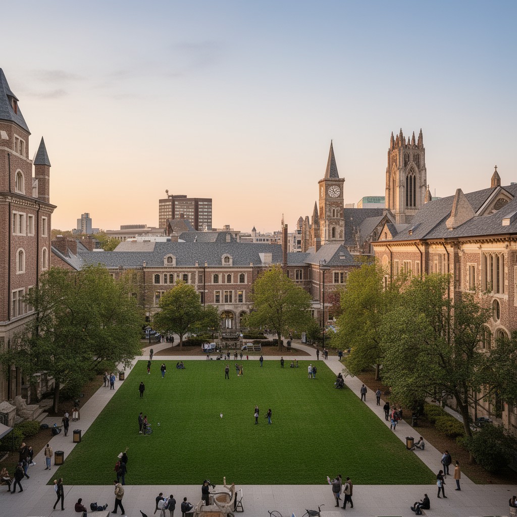 AI-generated illustration of Cross Campus