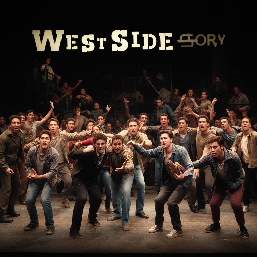 AI-generated illustration of West Side Story