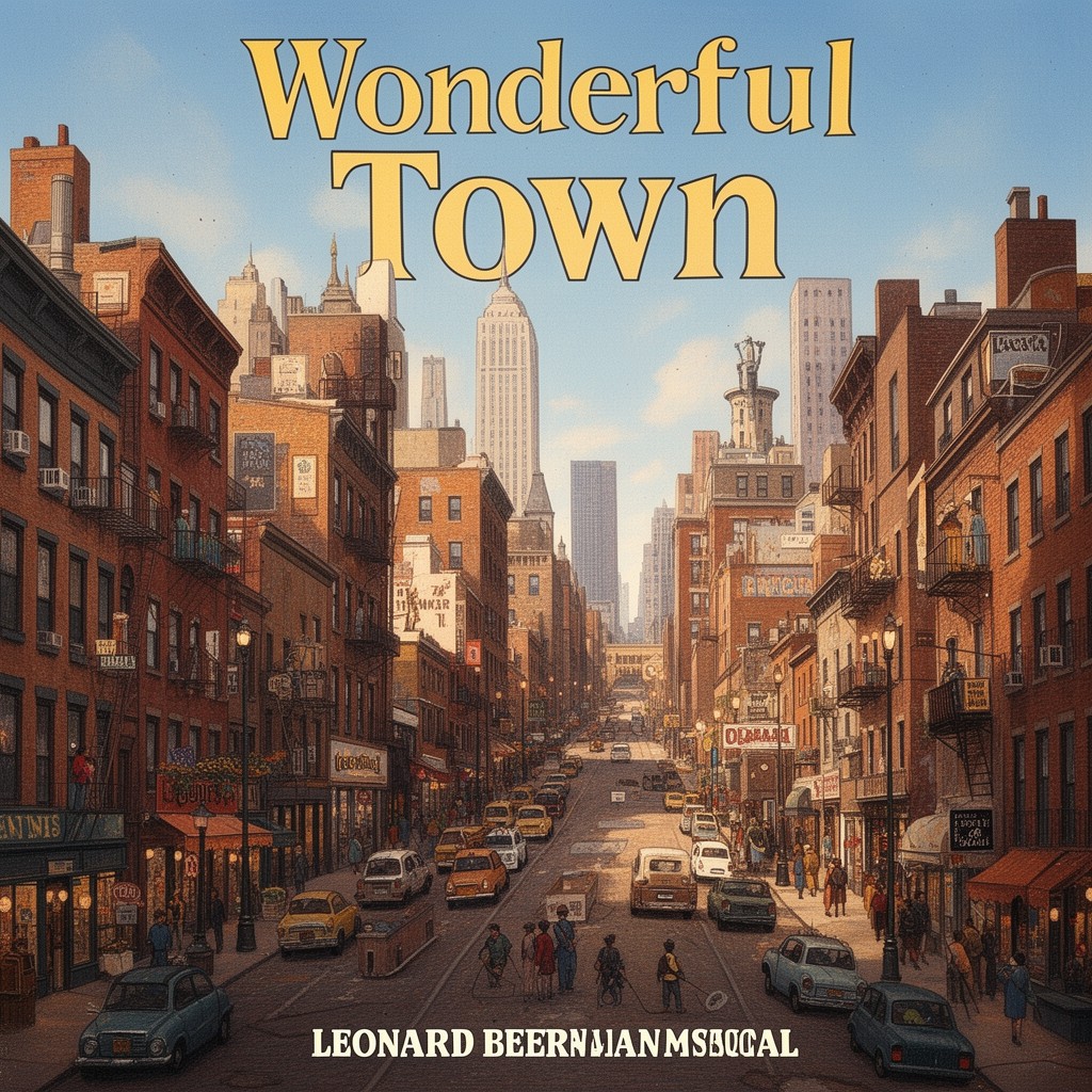 AI-generated illustration of Wonderful Town