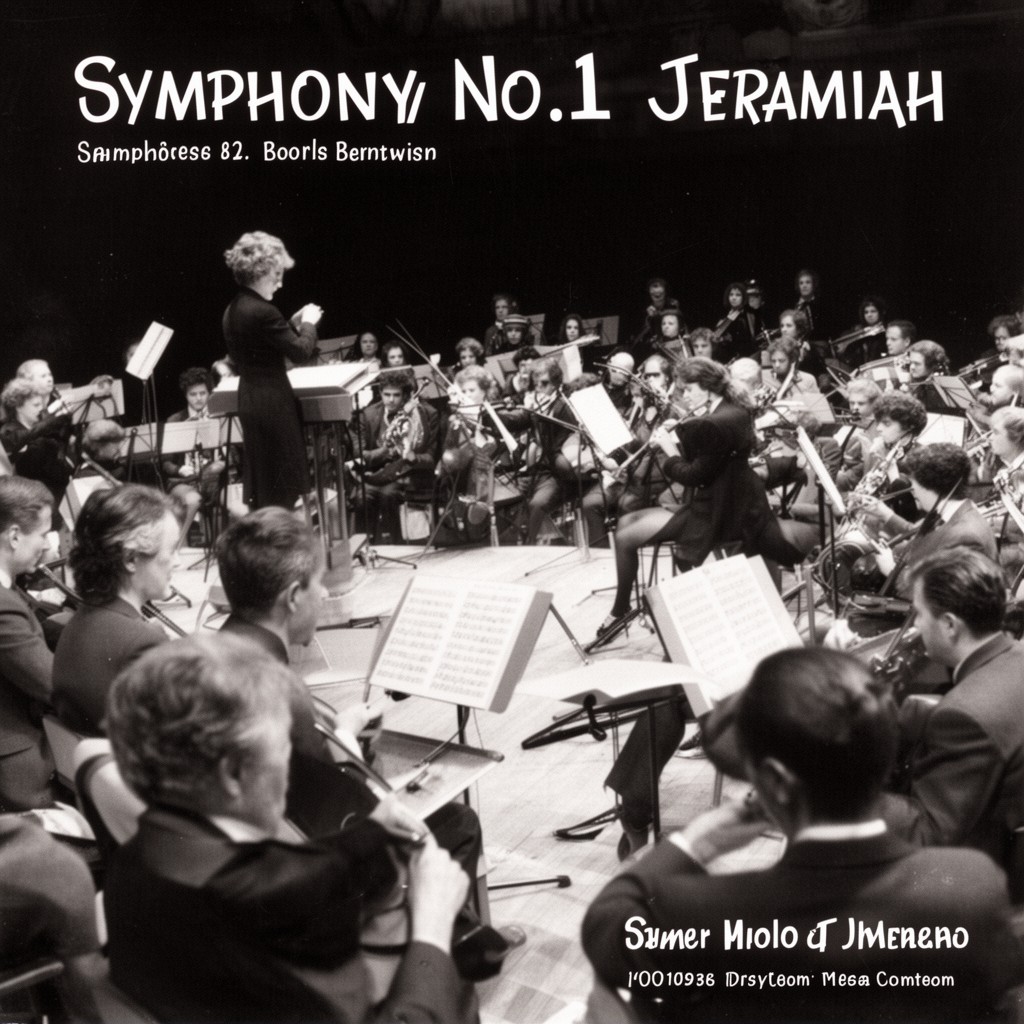 AI-generated illustration of Symphony No. 1 "Jeremiah"