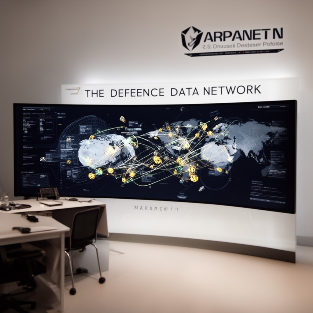 AI-generated illustration of Defense Data Network