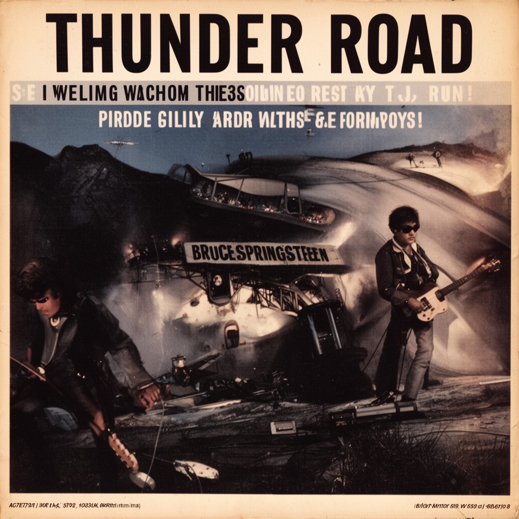 AI-generated illustration of Thunder Road