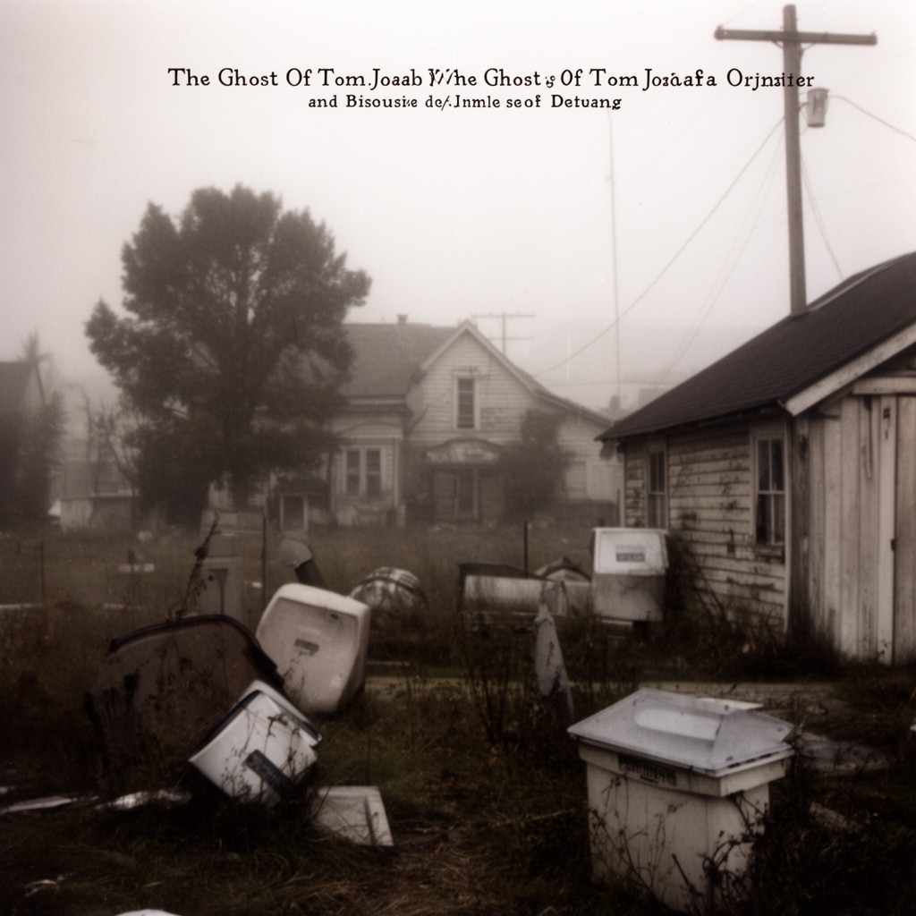 AI-generated illustration of The Ghost of Tom Joad