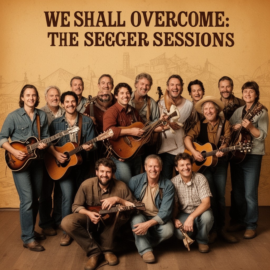 AI-generated illustration of We Shall Overcome: The Seeger Sessions