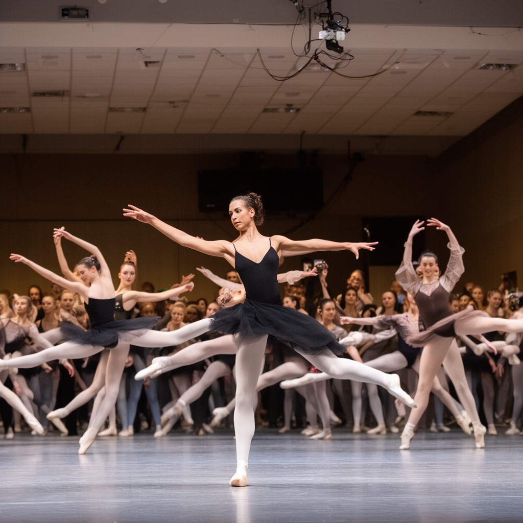 AI-generated illustration of New York City Ballet