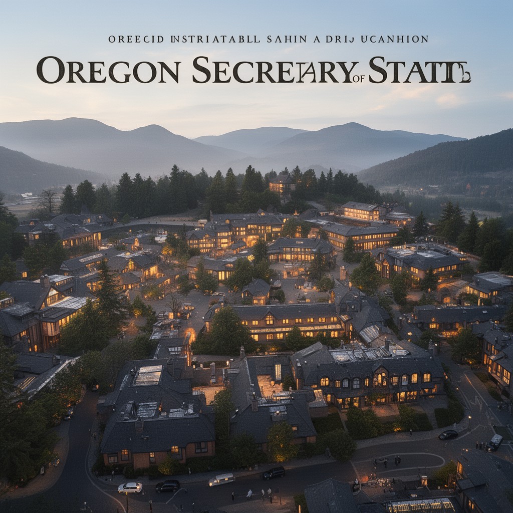 AI-generated illustration of Oregon Secretary of State