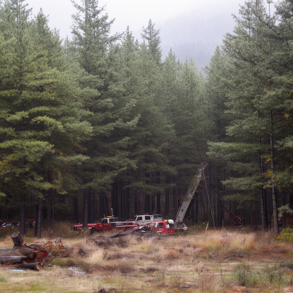 AI-generated illustration of Oregon Department of Forestry