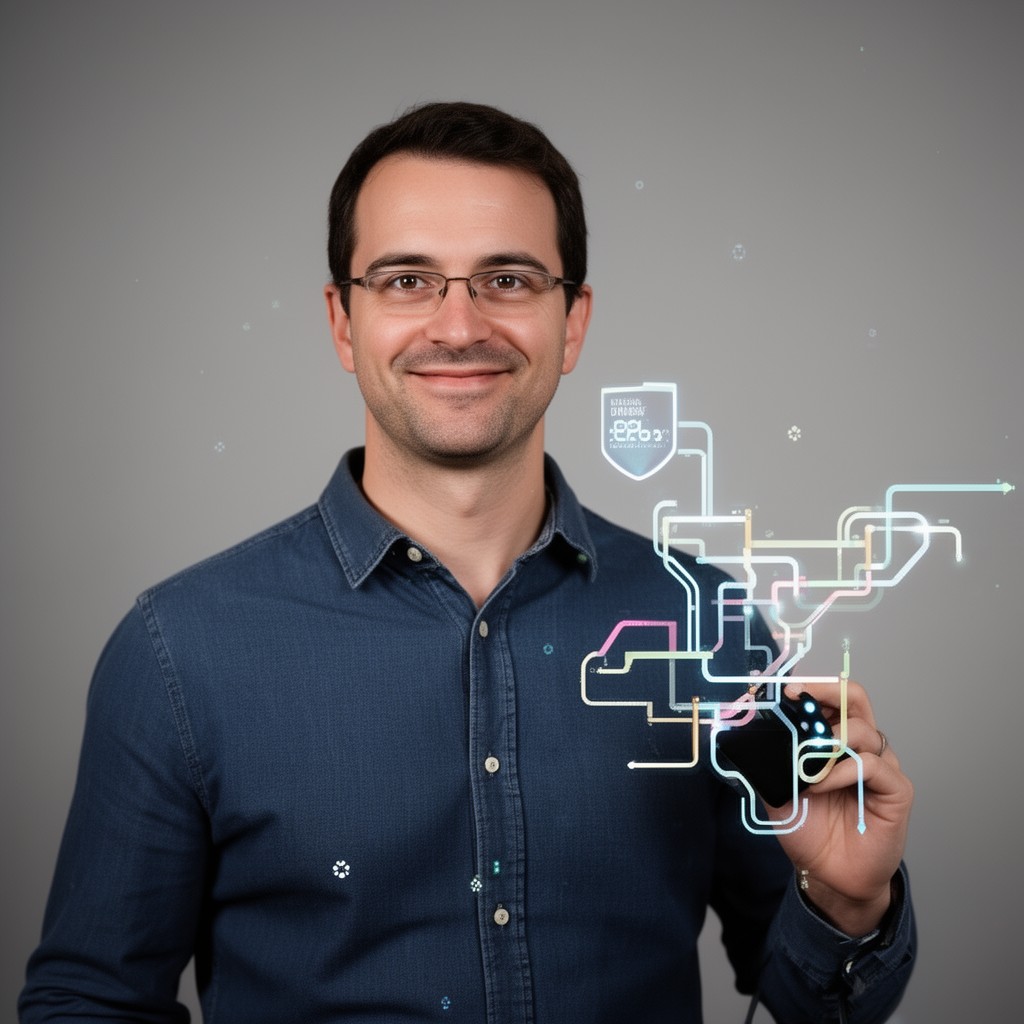 AI-generated illustration of Shane Legg
