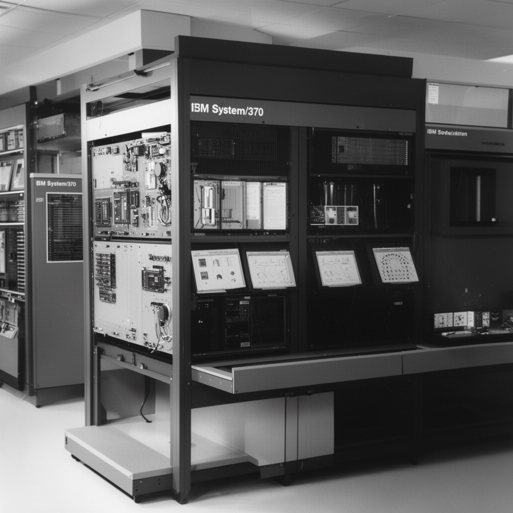 AI-generated illustration of IBM System/370