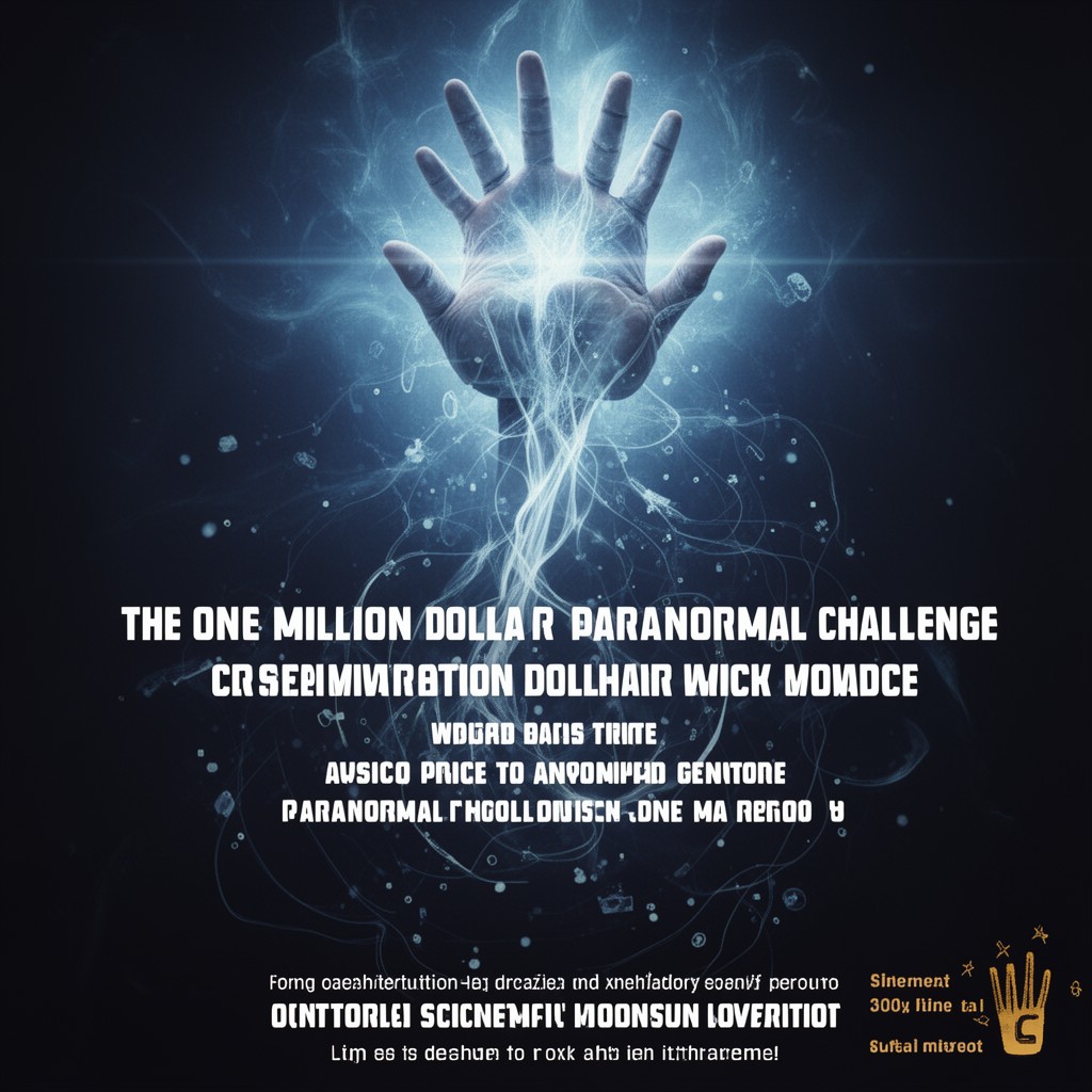 AI-generated illustration of One Million Dollar Paranormal Challenge