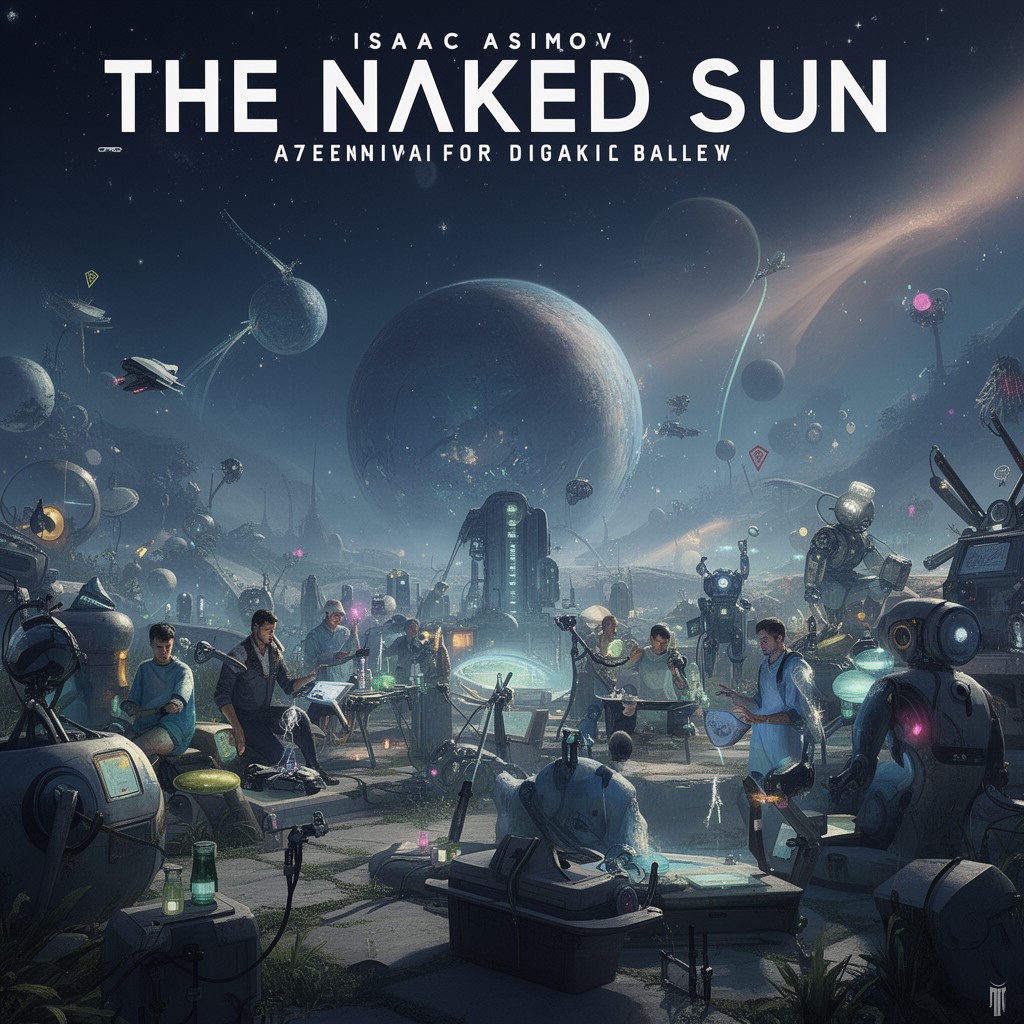 AI-generated illustration of The Naked Sun