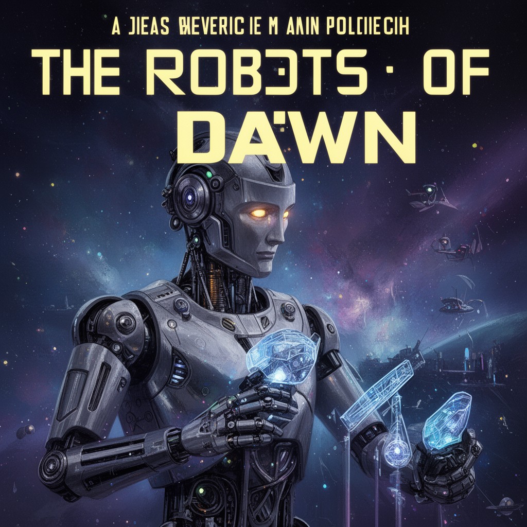 AI-generated illustration of The Robots of Dawn