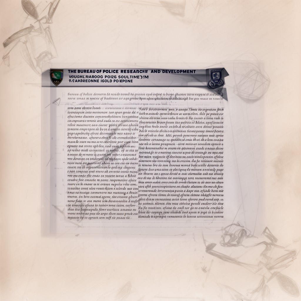 AI-generated illustration of Bureau of Police Research and Development