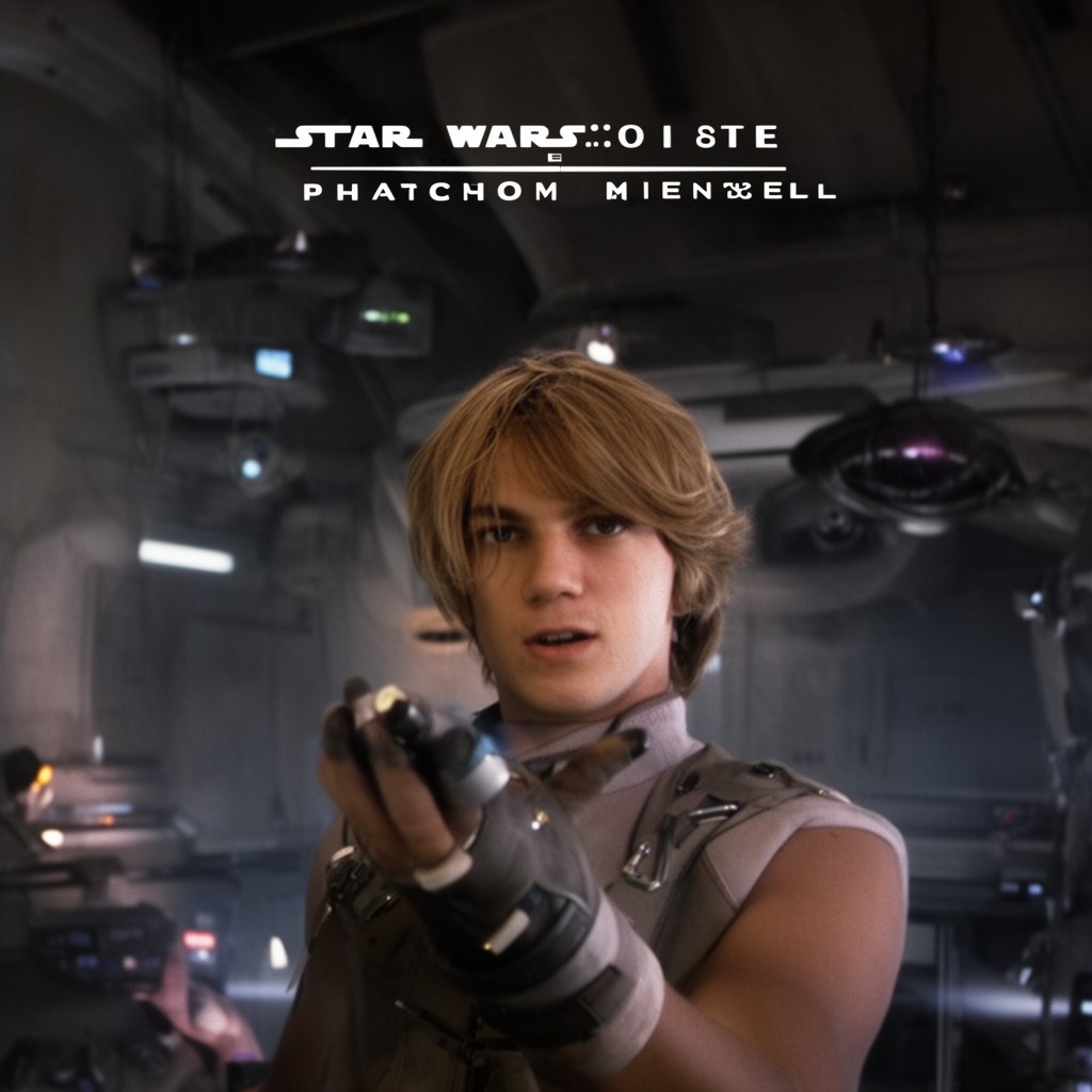 AI-generated illustration of Star Wars: Episode I – The Phantom Menace