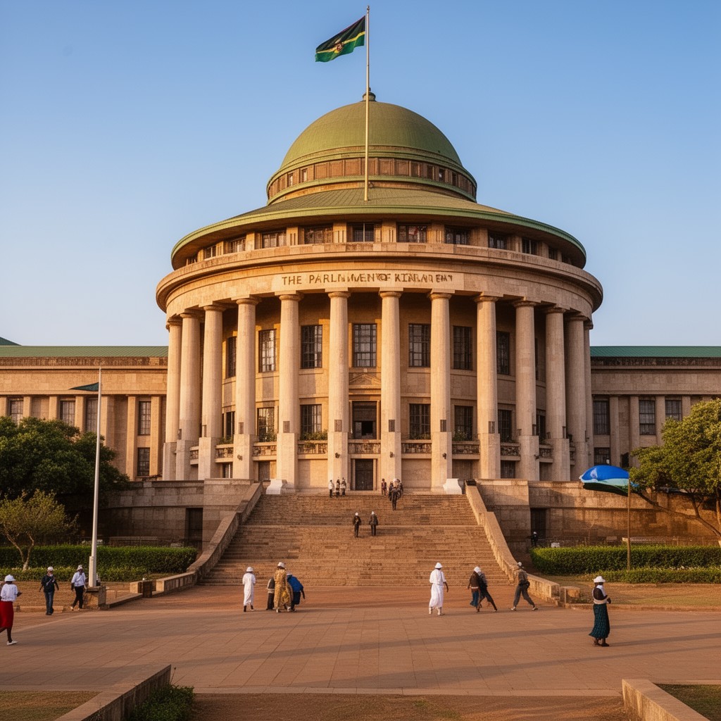 AI-generated illustration of Parliament of Kenya