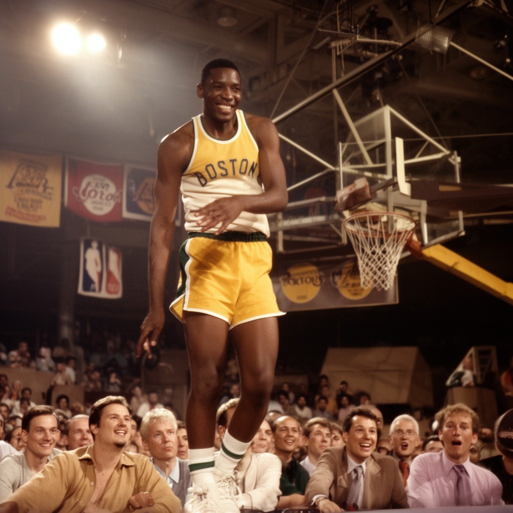 AI-generated illustration of 1969 NBA Finals