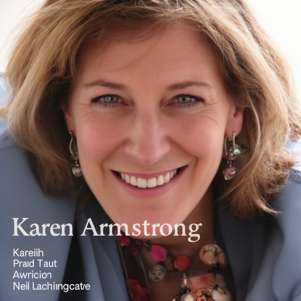 AI-generated illustration of Karen Armstrong